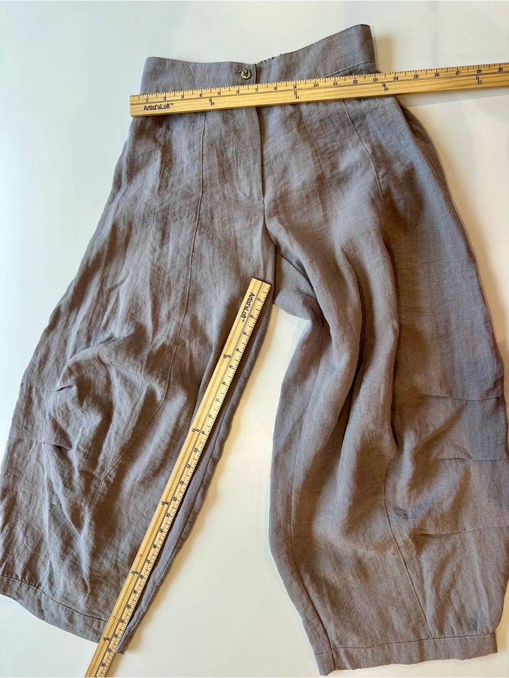 Sarafina Paris Made in France Balloon Harem Pants Gray Size 1 - Picture 9 of 9